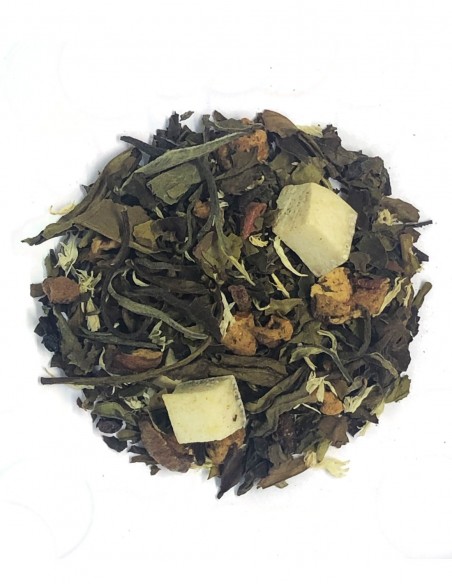 Té Blanco con Granada, Grosella negra y Aloe Vera A Granel | Téagarimo Té Blanco con Granada, Grosella negra y Aloe Vera A Granel | Téagarimo